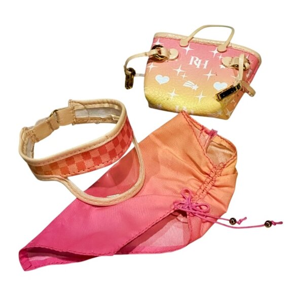 Rainbow High Pacific Coast Simone Summers Replacement Sarong Skirt Visor Purse - Picture 1 of 6